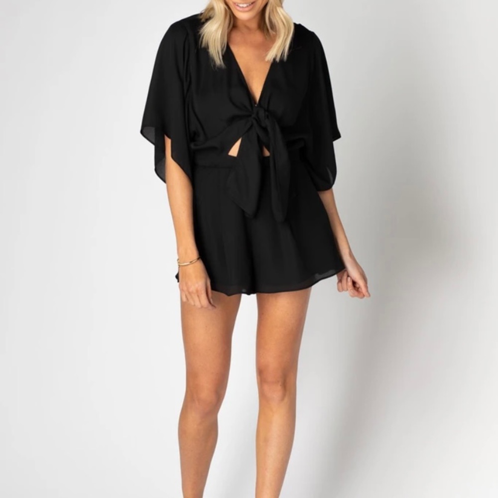 Black romper sizes XS, S